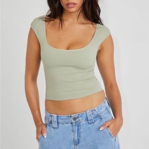 Garage Samia Seamless Scoop Tank Top